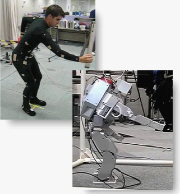 Full body realtime control of a humanoid robot